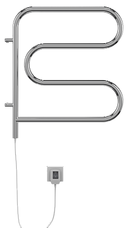 Электро 25 F-обр 600х600 поворотный Полотенцесушитель TERMINUS Хабаровск - фото 2